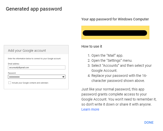 gmail and password generator